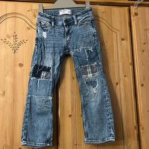 Abercrombie kids distressed jeans